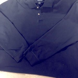 Brooks Brothers Navy long sleeve shirt. Casual.